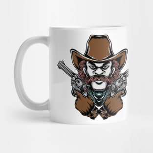 Cowboy and guns Mug